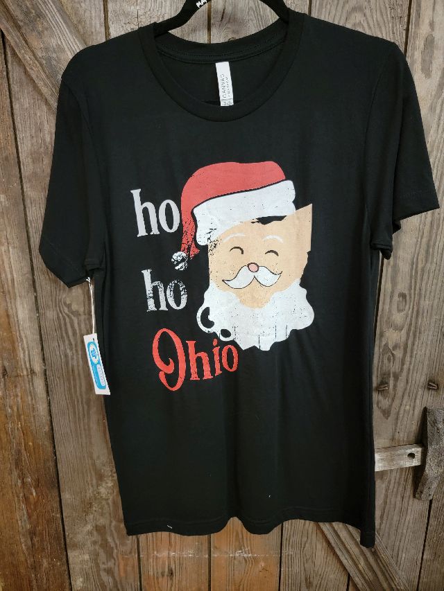 Ohio Santa Holiday T shirt