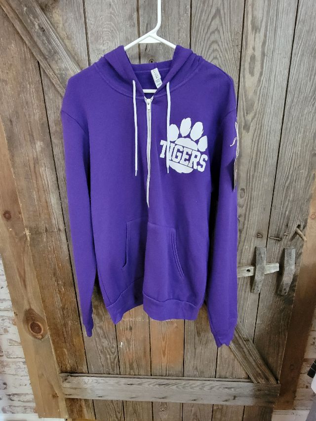 pickerington tigers sweatshirt zip up hoodie spirit wear