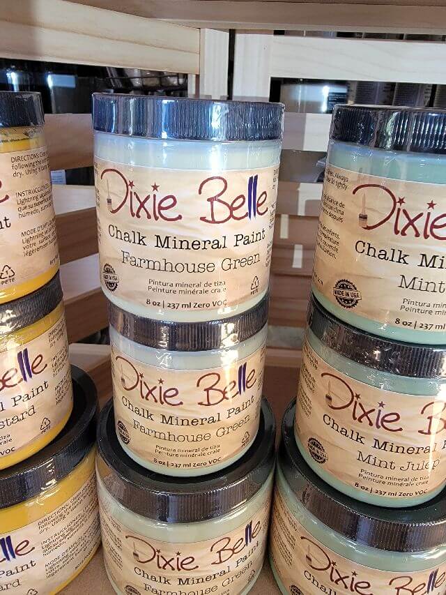 dixie belle farmhouse green chalk mineral paint, diy gift for mom