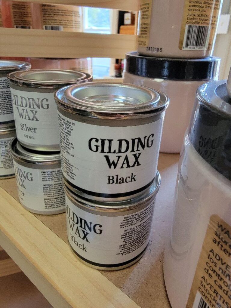 Gilding Wax Black and Silver