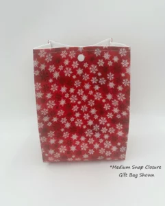 christmas fabric gift bag