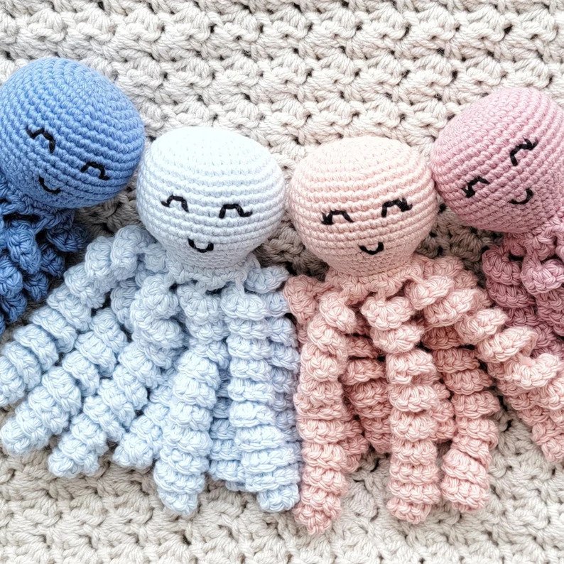 crochet octopus for babies