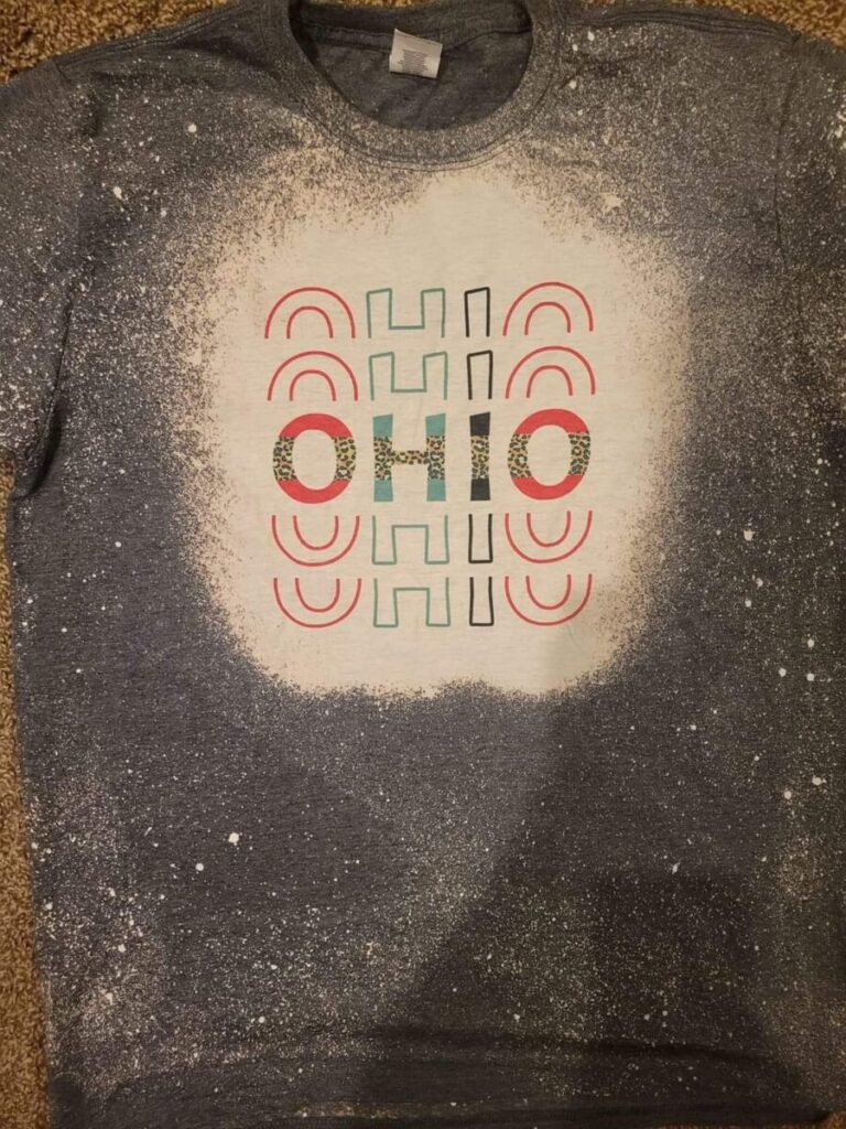 ohio printed t shirt